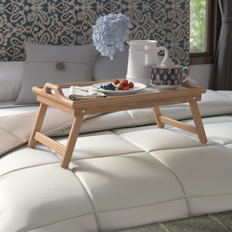 Andover Mills™ Annapolis Breakfast Tray with Handles and Foldable Legs